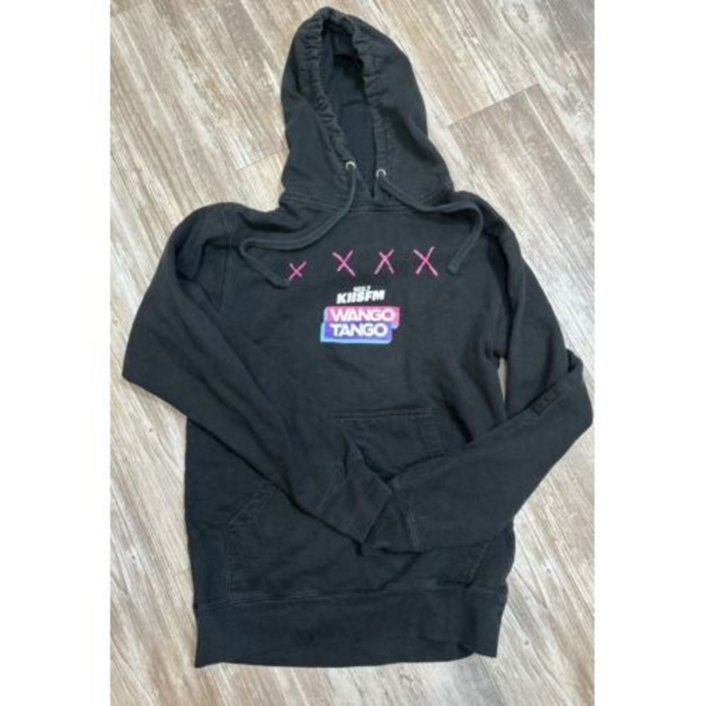 KISS 102.7‎ FM Wango Tango 2022 Hoodie Pullover Sweatshirt Men's Small Black